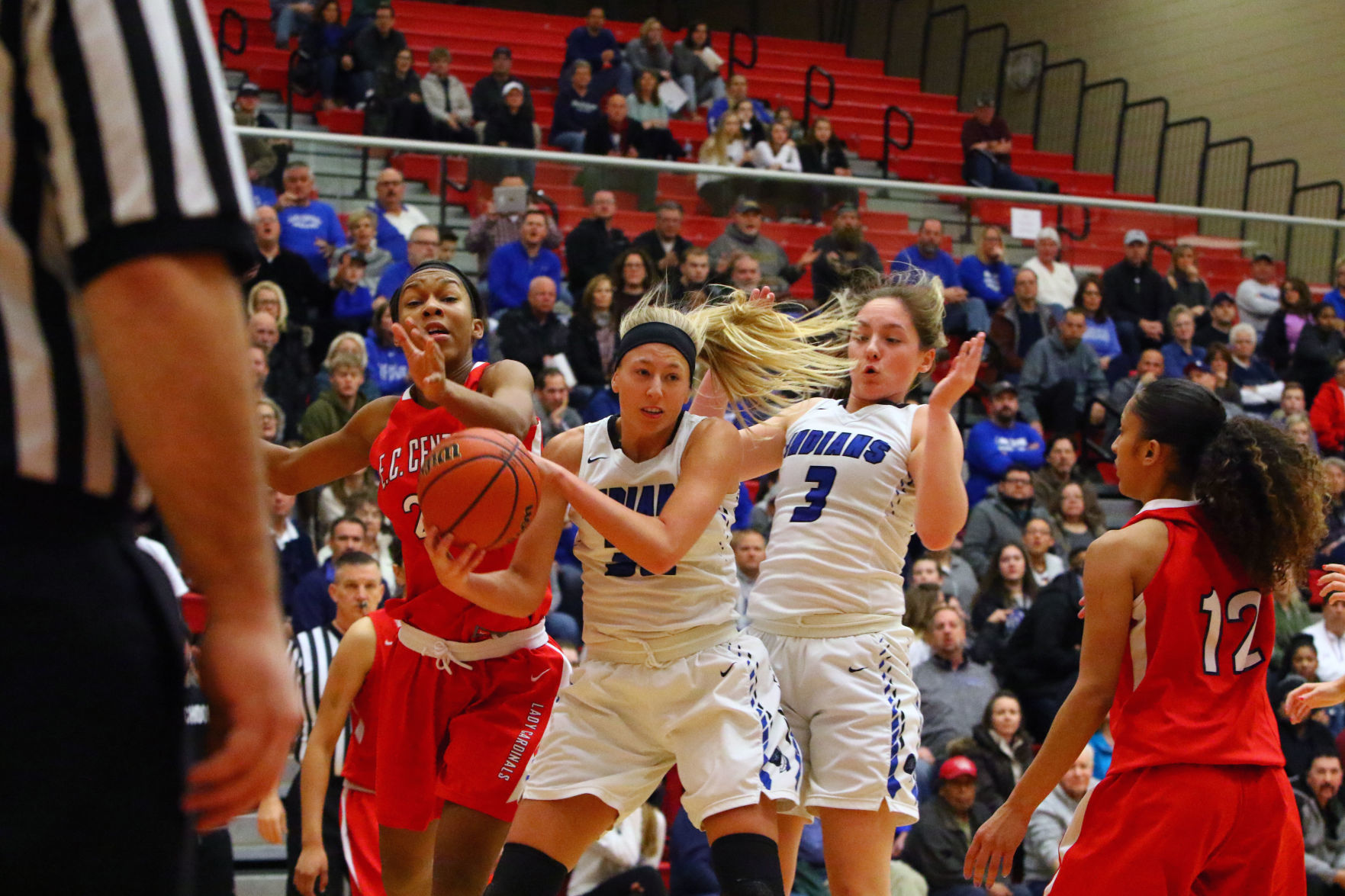 Gallery: Girls Basketball Sectional Finals - E.C. Central vs. Lake Central